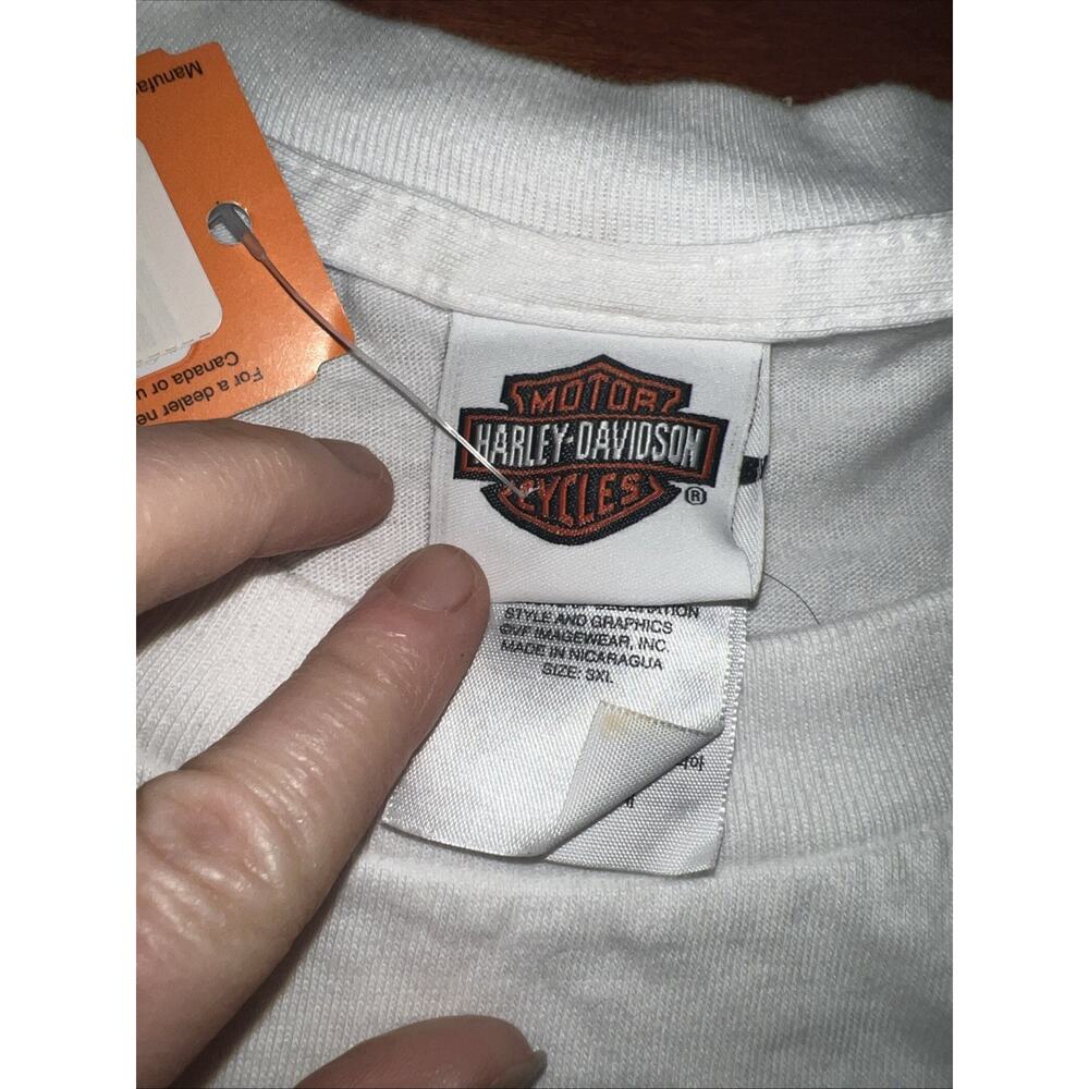 NWT Harley Davidson Grand Cayman 3XL White - Picture 6 of 9